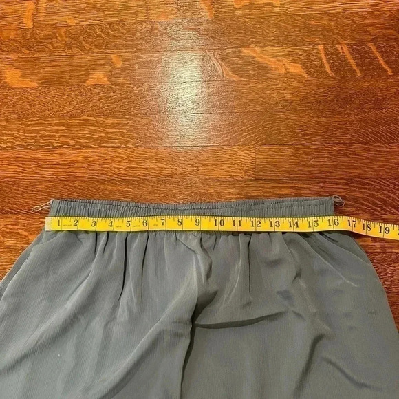 Maggie Sweet Teal Elastic Waist Skirt Size 1X - Picture 2 of 5